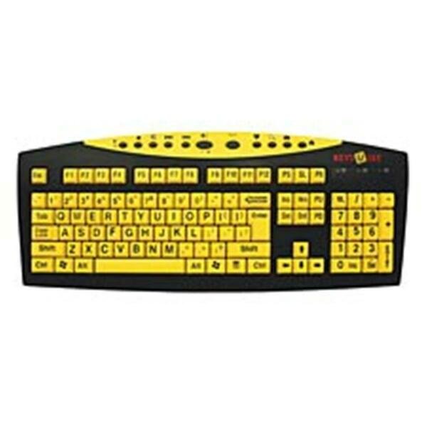Keys-U-See Large Print Keyboards-Yellow, Ablenet, Mfr#: 10090103